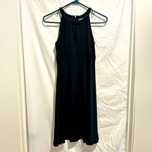 WHBM black keyhole dress